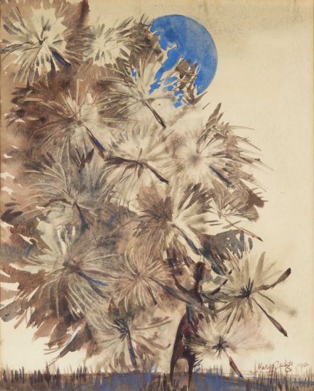 Picture of Blue Sun Series, lone figure