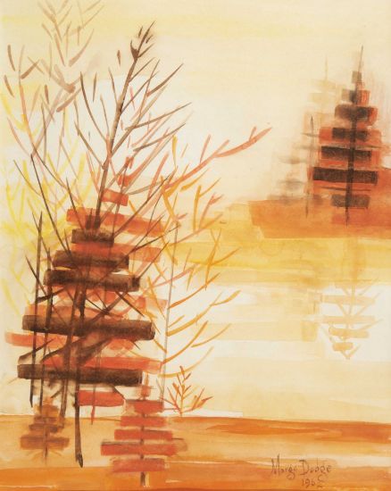 Picture of Trees Thesis series: Orange trees falling