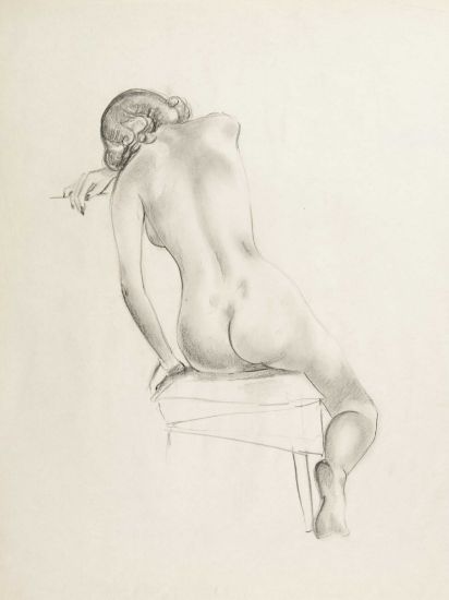 Picture of Nude reclining