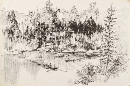 Picture of Canoeing on Salmon Lake
