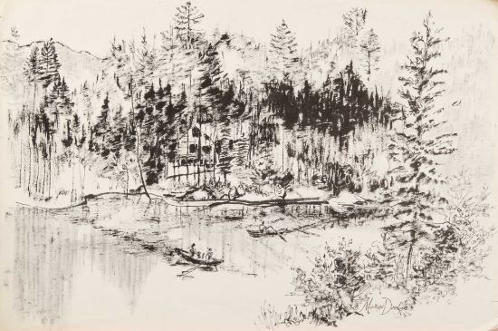Picture of Canoeing on Salmon Lake